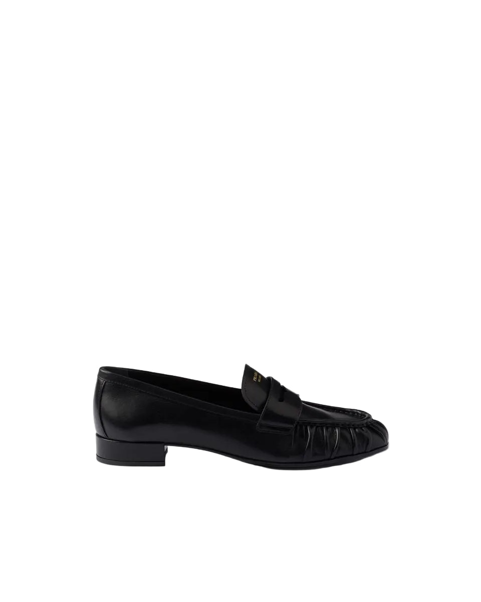 Leather loafers