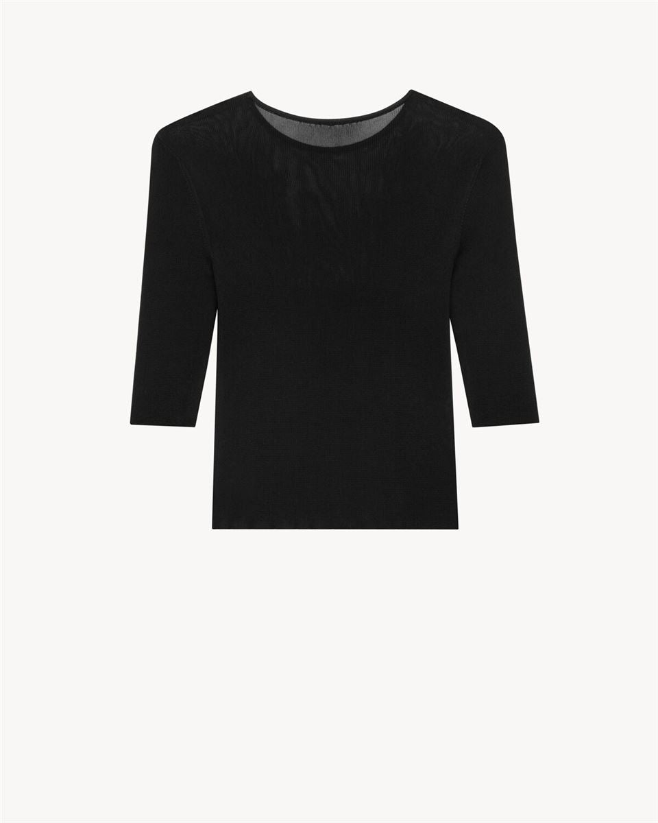 CASSANDRE TOP IN KNIT -  SAINT LAURENT -  Verso