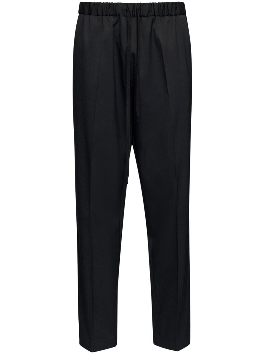 TAILORED DRAWSTRING-WAIST TROUSERS MM6