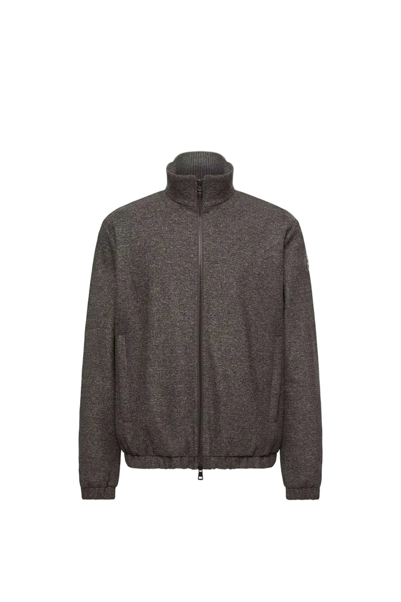 Limberl Flannel Short Down Jacket-MONCLER-312610-1-Verso