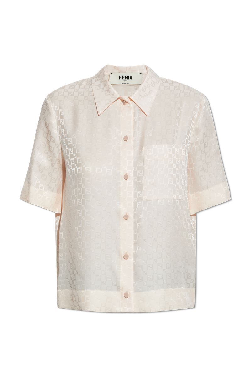 SHIRT WITH MONOGRAM - FENDI - Verso