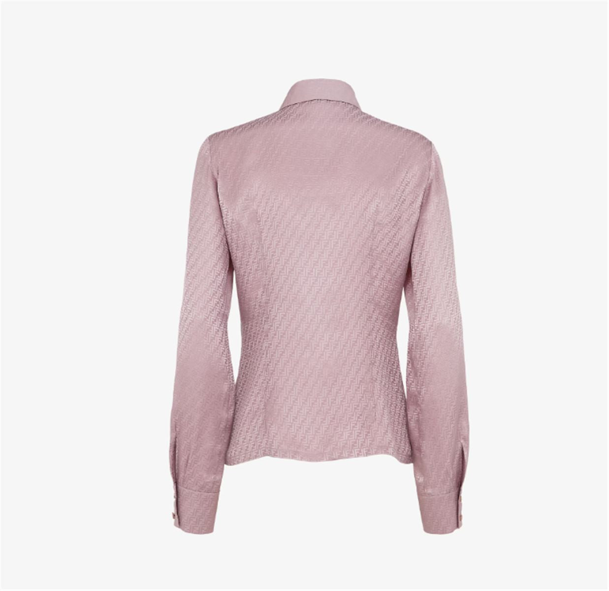 MAUVE PINK FF SILK SHIRT -  FENDI -  Verso