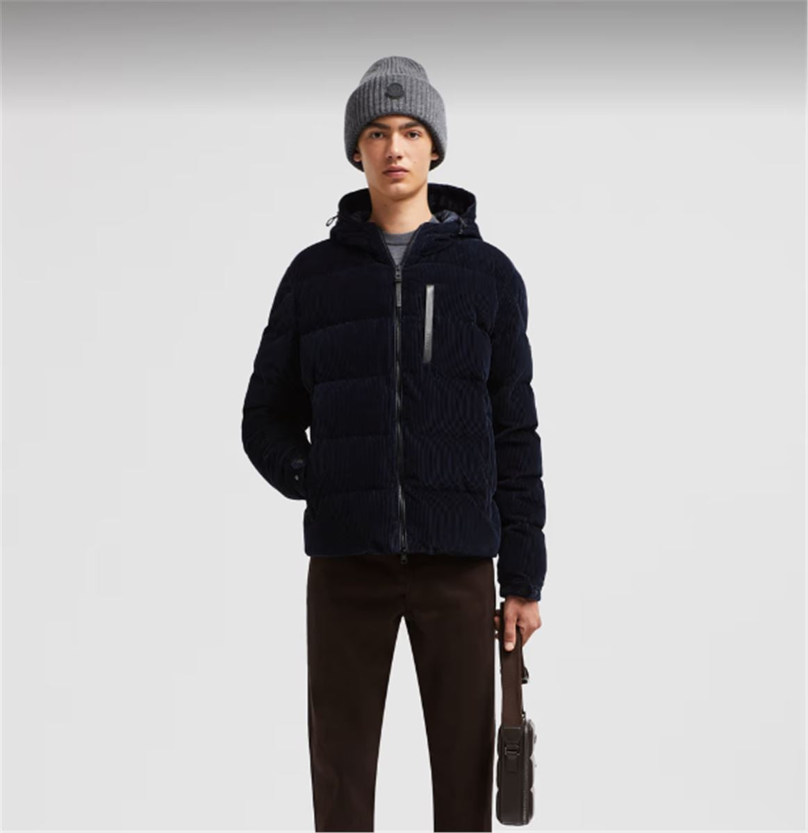 VEDERNA CORDUROY SHORT DOWN JACKET MONCLER
