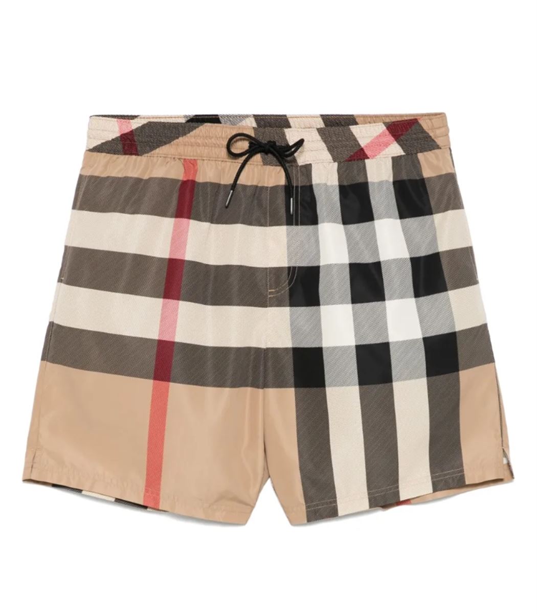 CHECK SWIM SHORTS - BURBERRY - Verso
