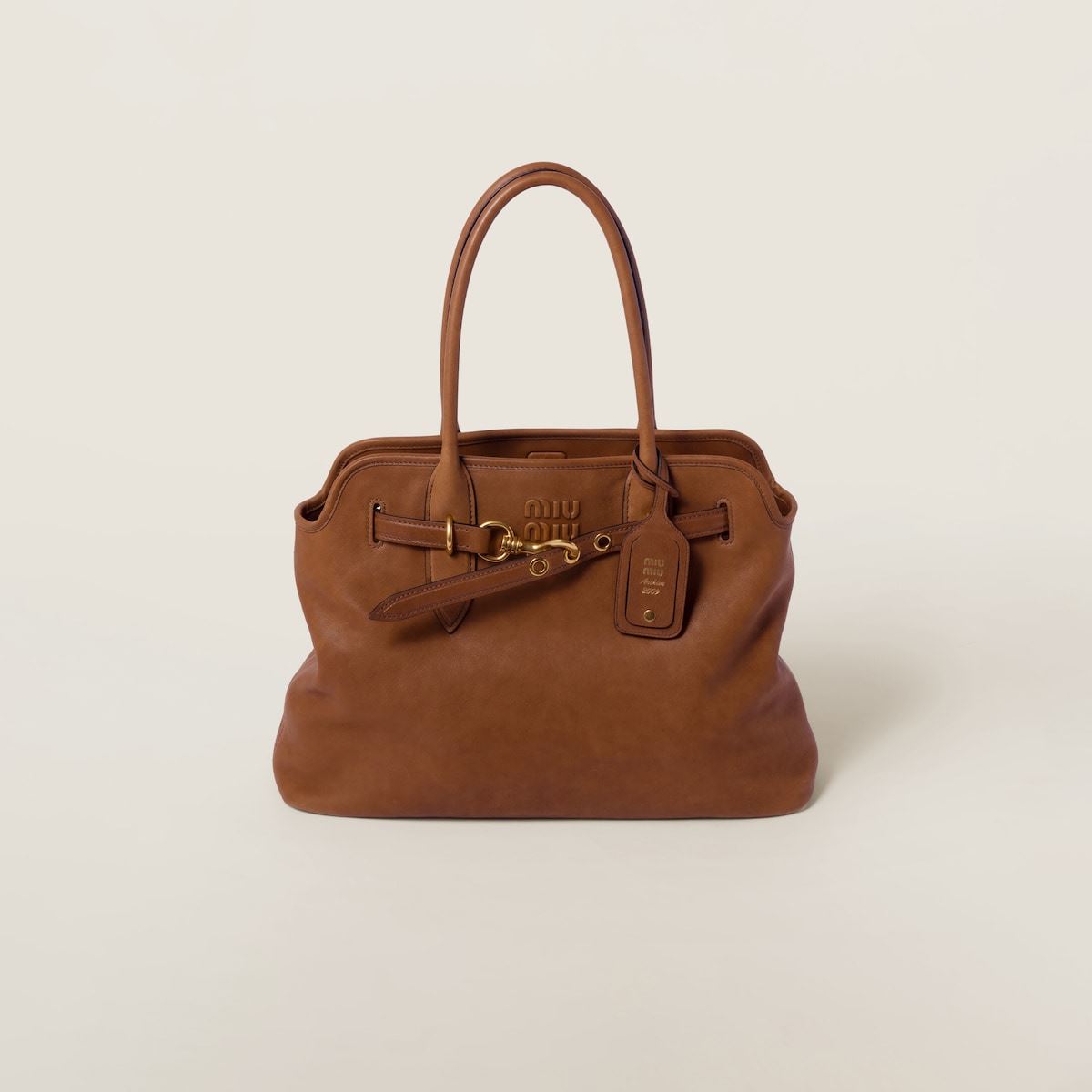 Aventure nappa leather bag-MIU MIU-Verso
