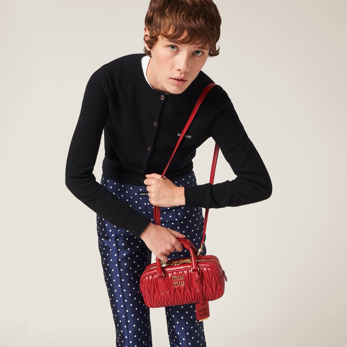 ARCADIE MATELASSÉ NAPPA LEATHER BAG -  MIU MIU -  Verso