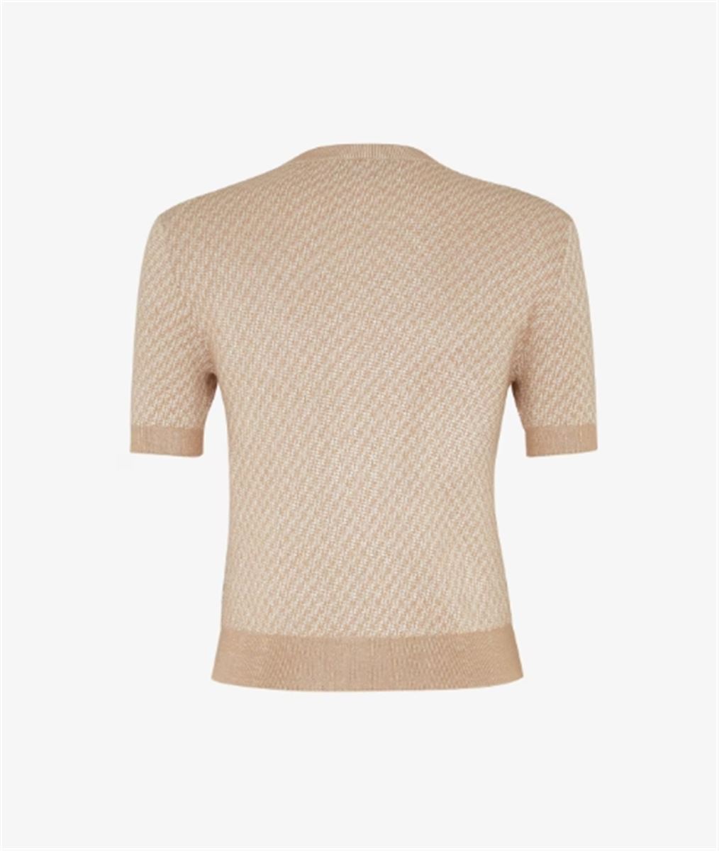 FF SILK AND WOOL JUMPER - FENDI - Verso