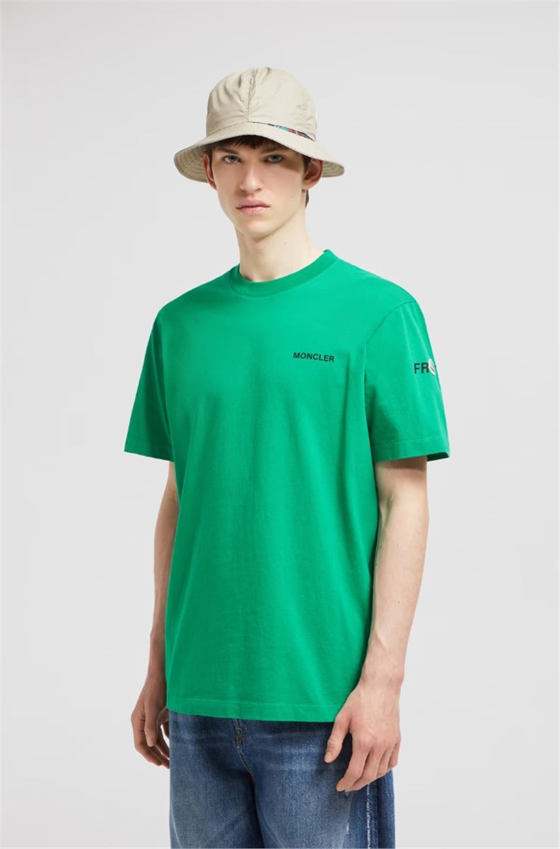 MONCLER X FRGMT MAXI LOGO COTTON T-SHIRT - MONCLER - Verso