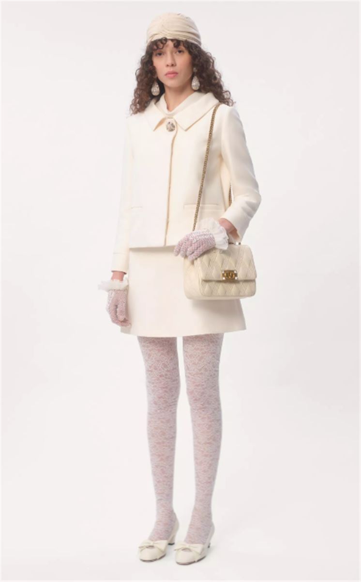 CREPE COUTURE SKIRT -  VALENTINO -  Verso