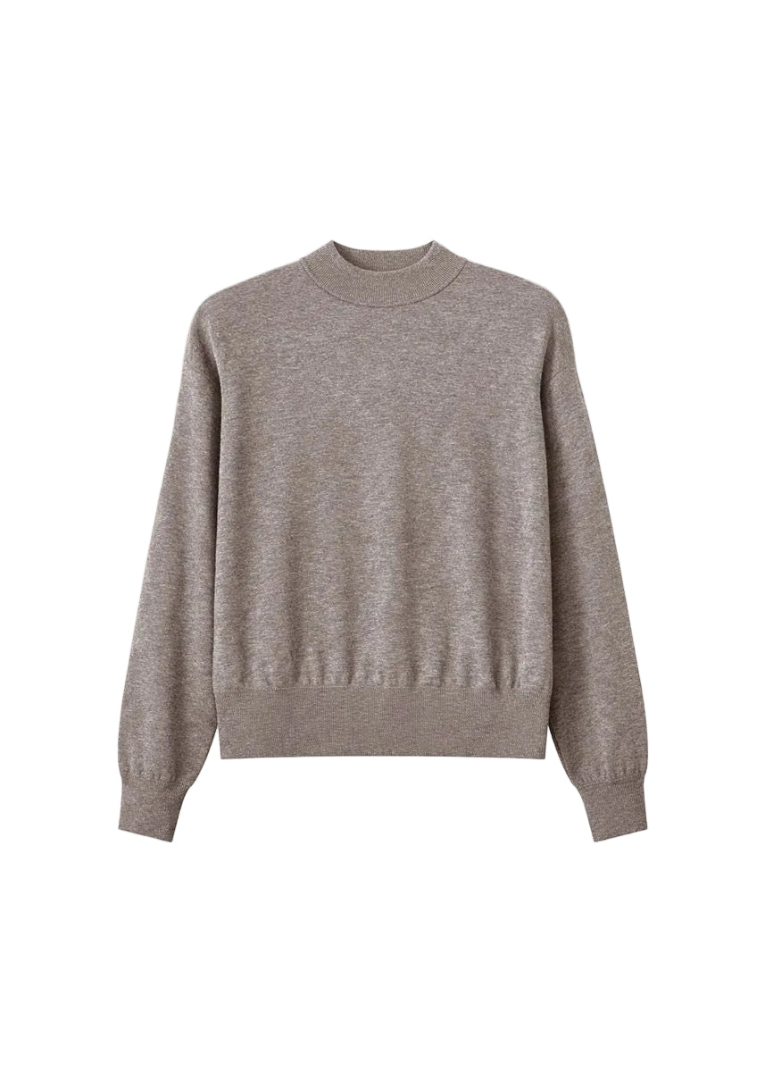 Rue padded high neck sweater-THE FRANKIE SHOP-312199-XS-Verso