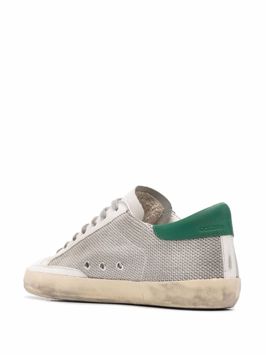 SUPER-STAR SNEAKERS WITH MESH PANELS -  GOLDEN GOOSE -  Verso