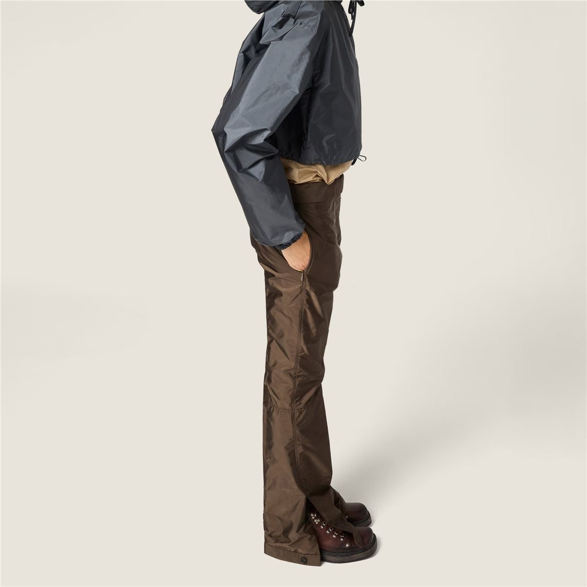Technical fabric pants-MIU MIU-Verso