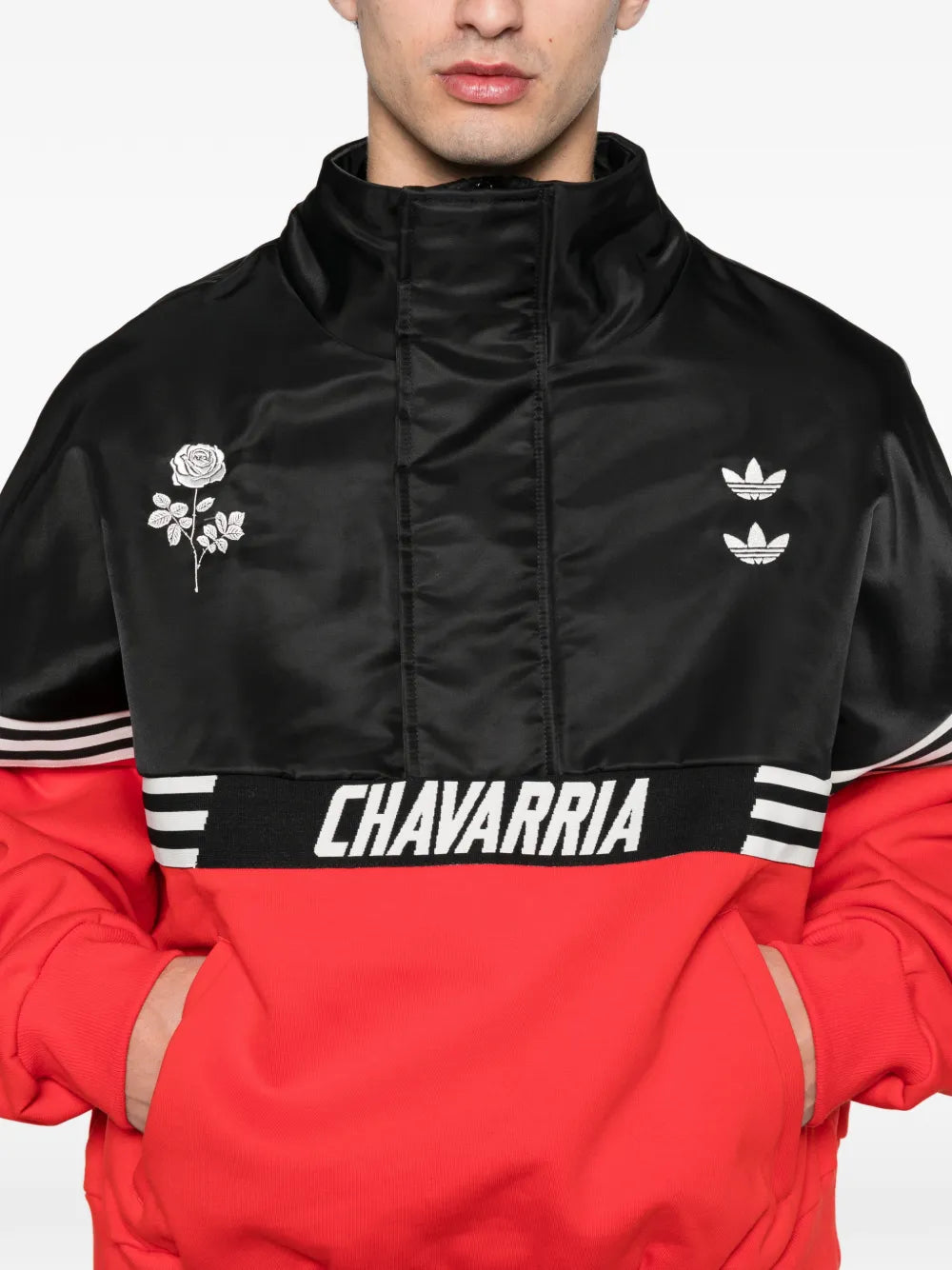 Adidas x willy chavarria gomez logo-smbroidery sweater