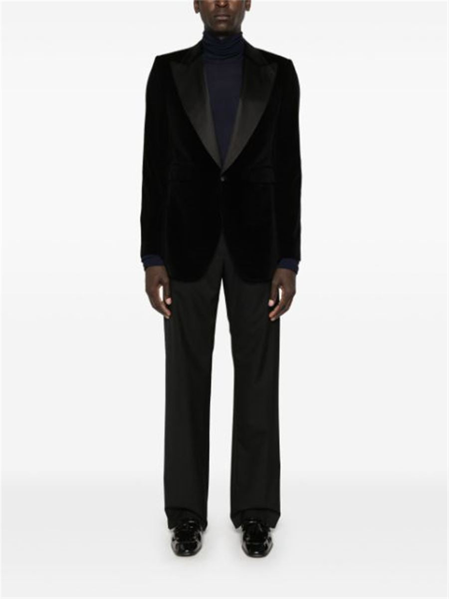 VELVET BLAZER - DOLCE & GABBANA - Verso