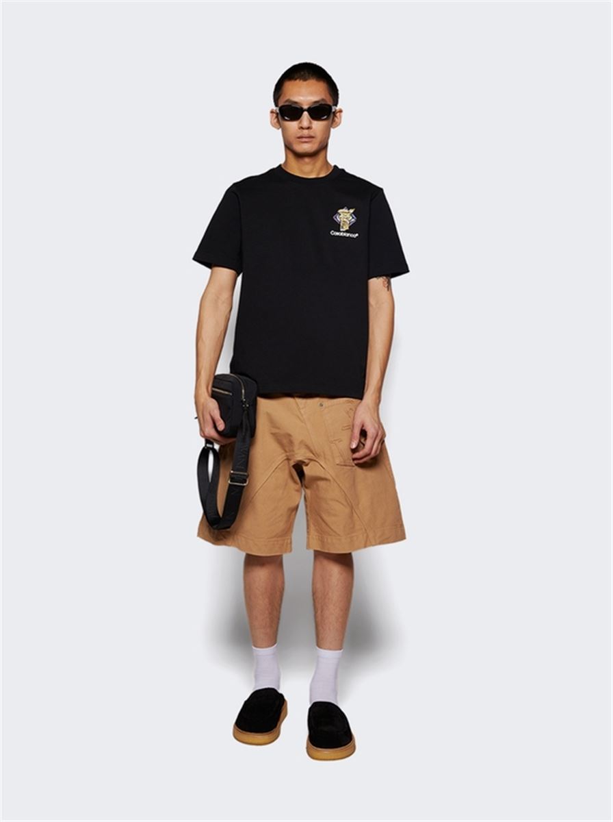DIAMOND COLUMN PRINTED TEE BLACK -  CASABLANCA -  Verso