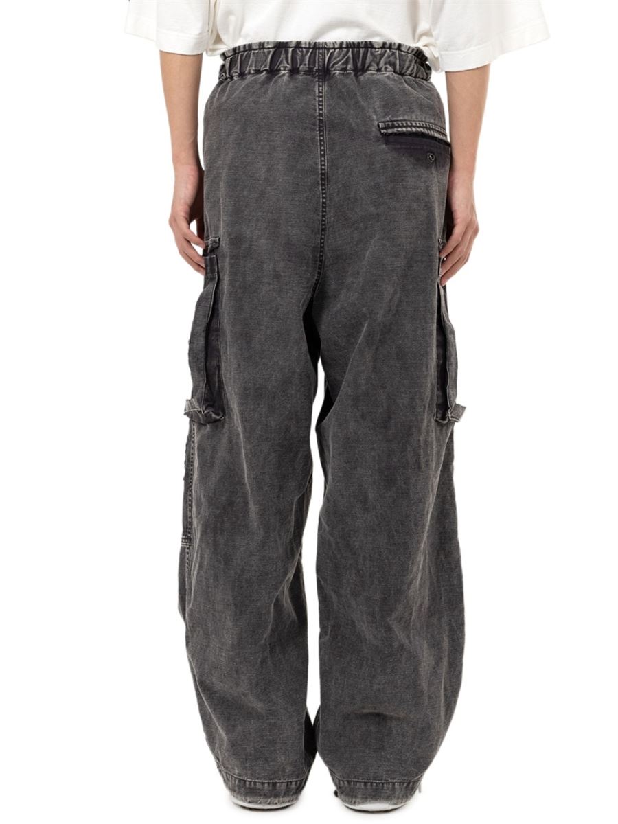 COTTON SATIN CARGO PANTS - MAISON MIHARA YASUHIRO - Verso