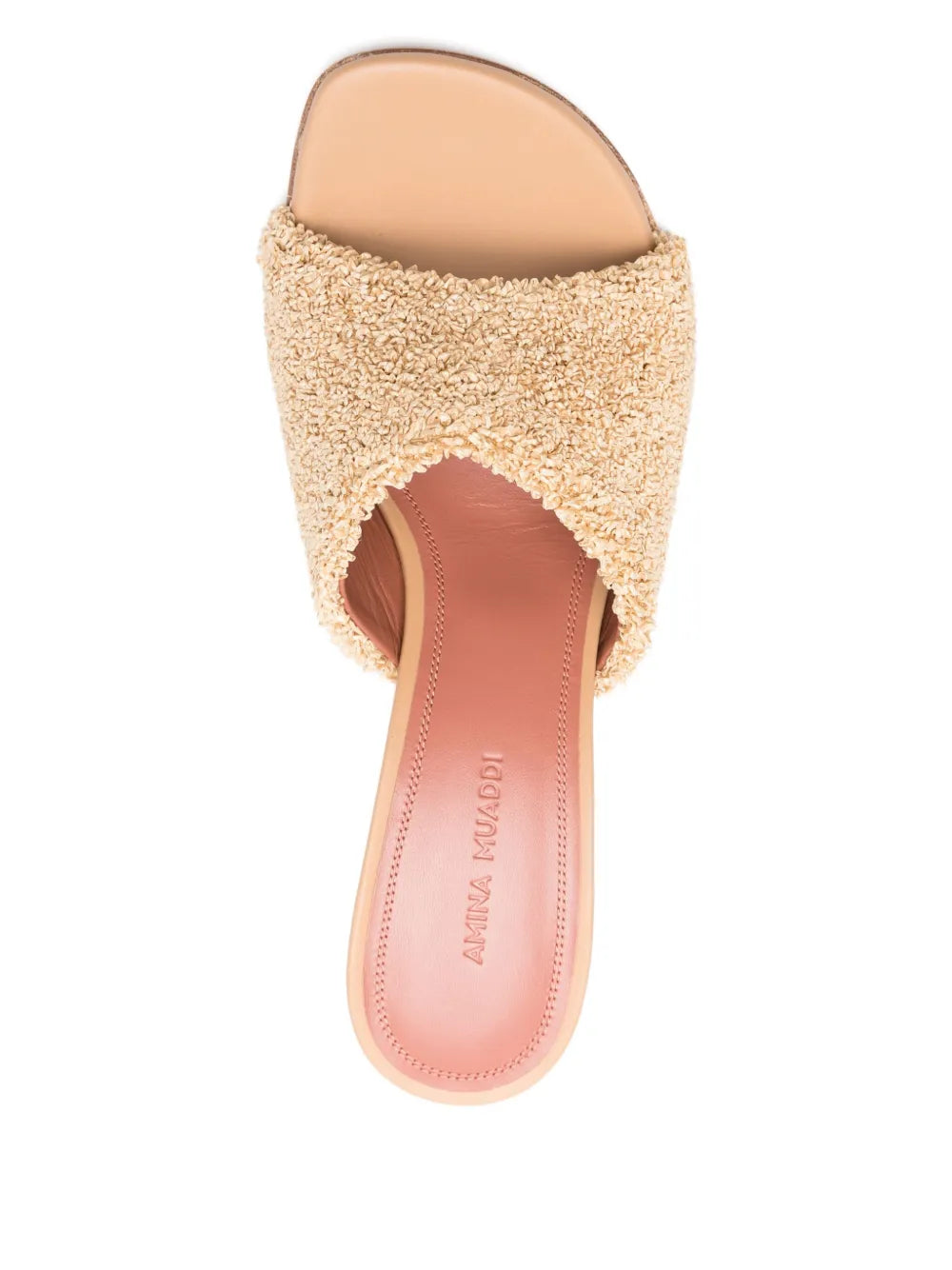 Amina muaddi 95mm taylor raffia sculpted-heel sandals-AMINA MUADDI-Verso