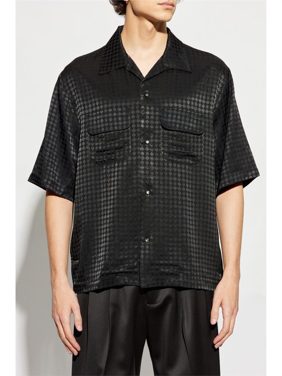 MONOGRAM SHORT-SLEEVE SHIRT -  AMIRI -  Verso