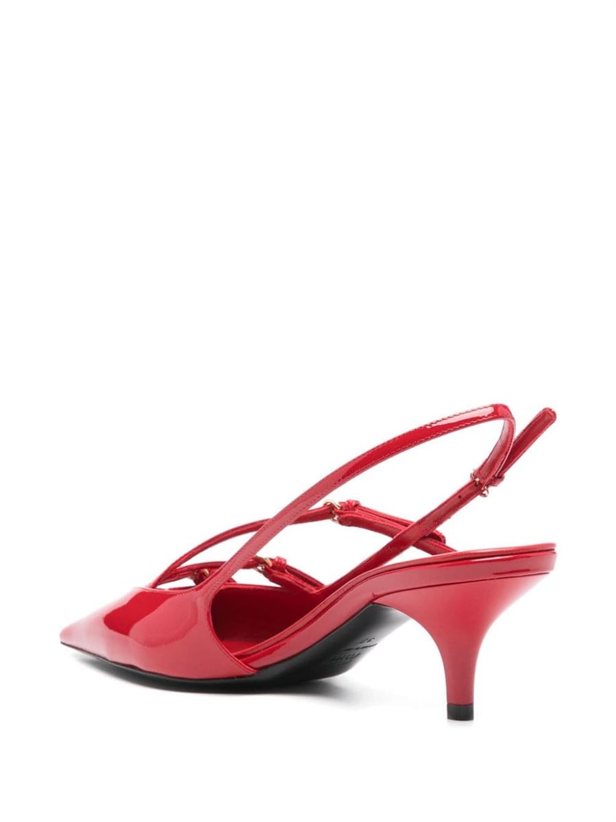 55MM PATENT SLINGBACK PUMPS MIU MIU