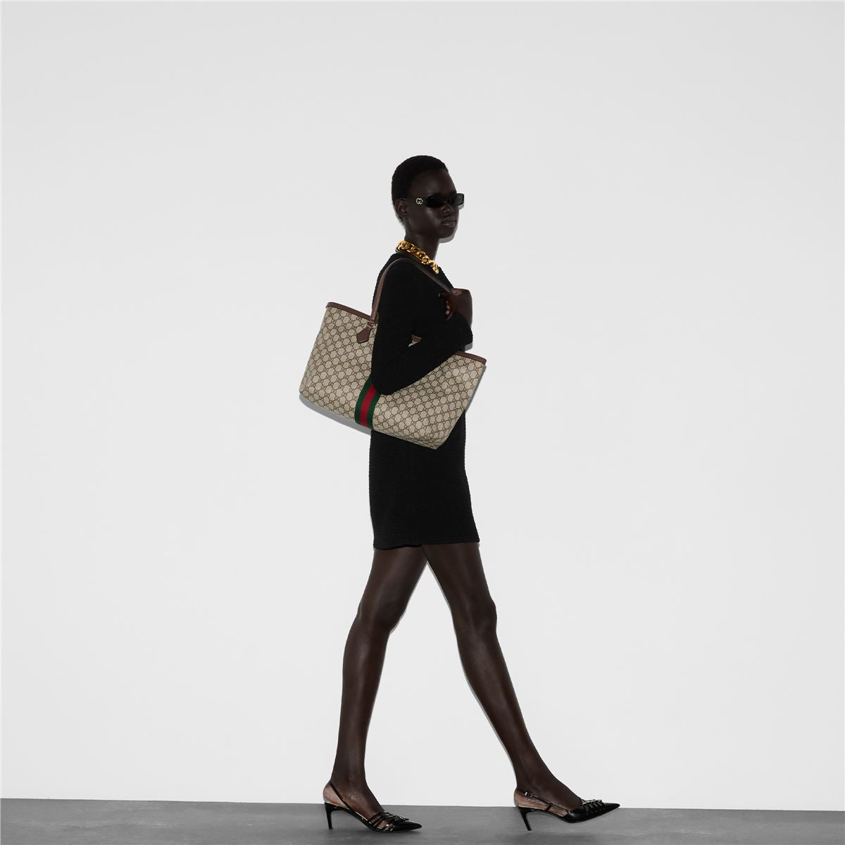 OPHIDIA MEDIUM TOTE BAG - GUCCI - Verso