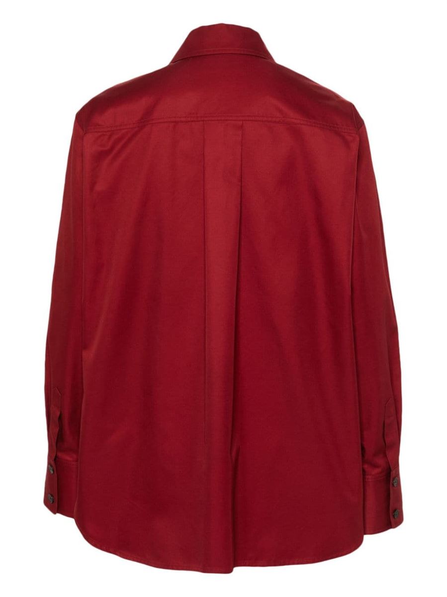 OVERSIZED-COLLAR COTTON SHIRT SAINT LAURENT
