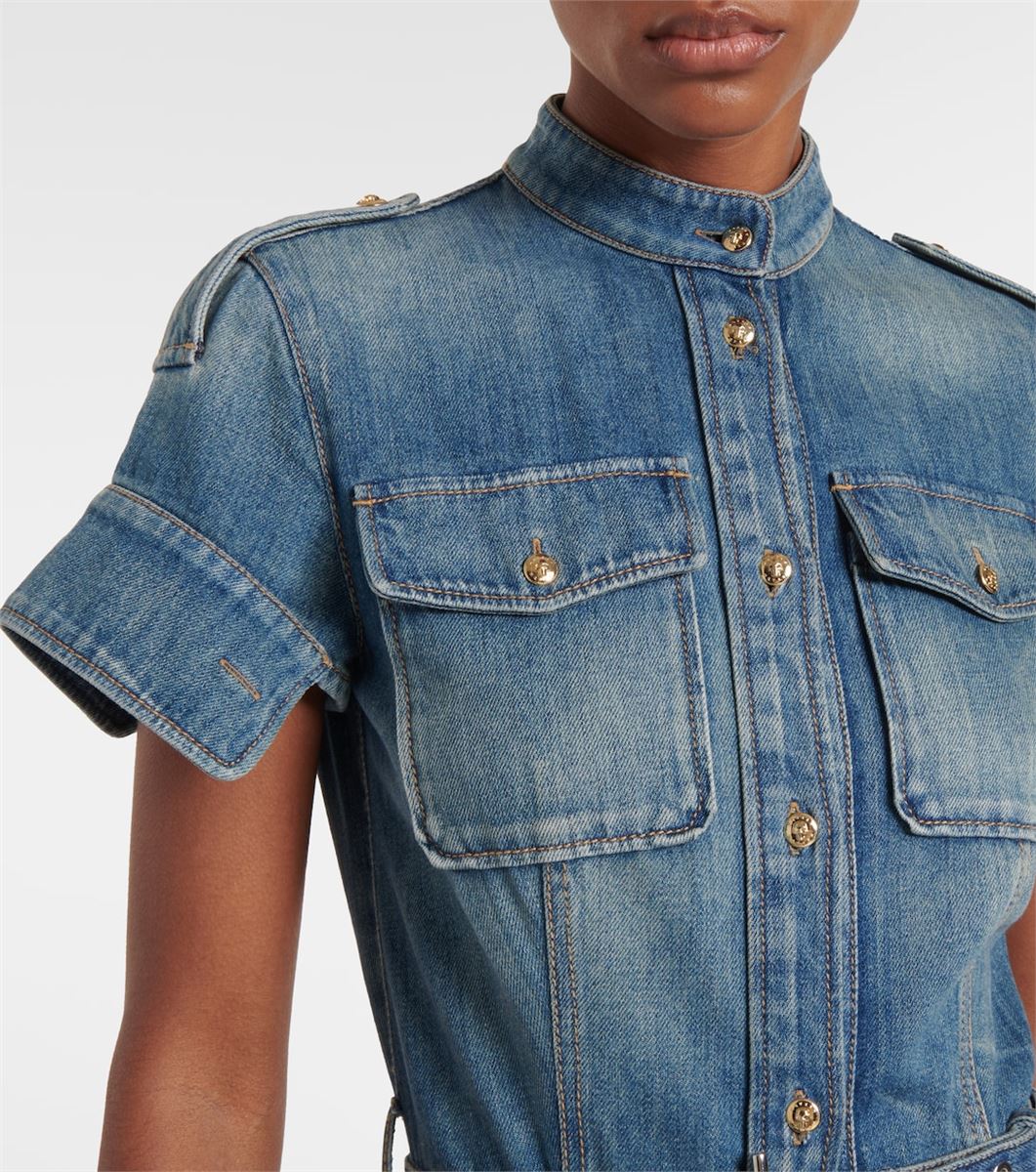 DENIM DRESS -  A. MCQUEEN -  Verso