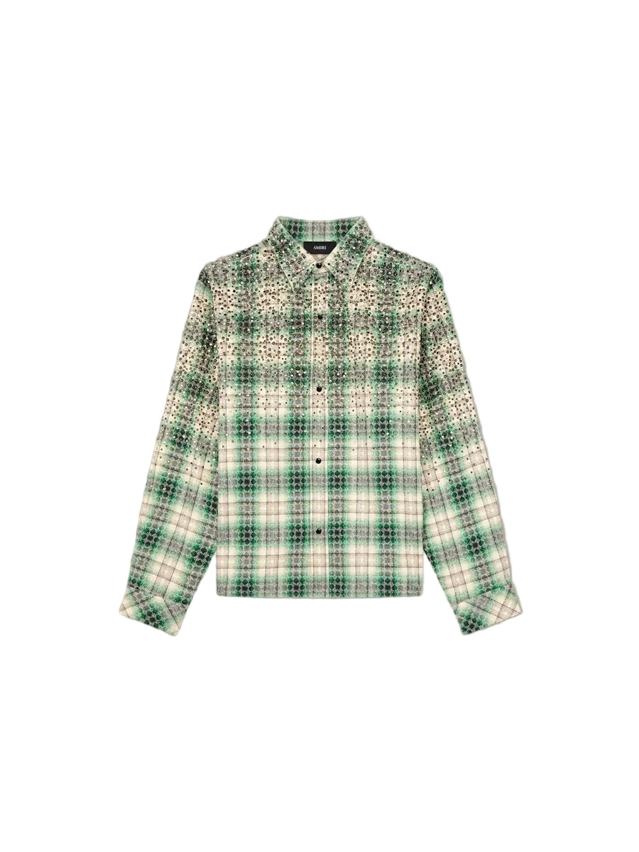 Crystal oversized western flannel