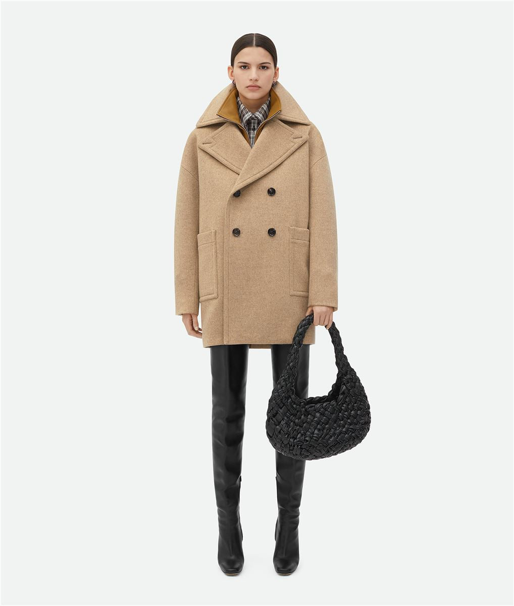 WOOL COAT BOTTEGA VENETA