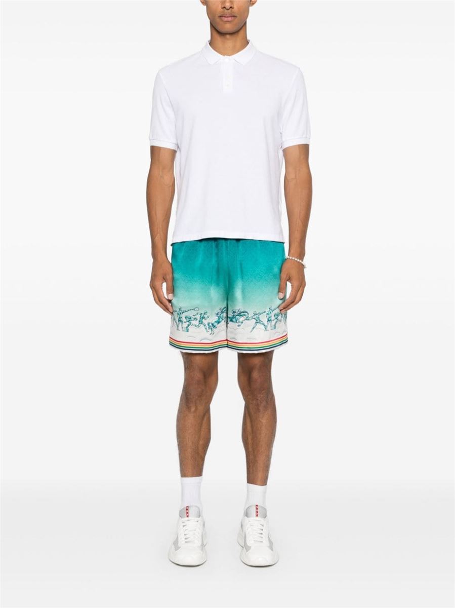 SATIN SILK SHORTS CASABLANCA