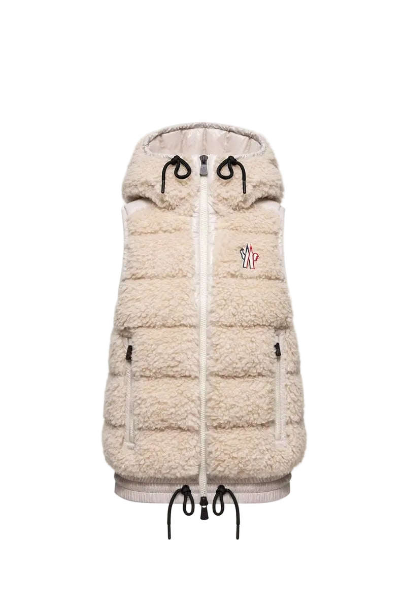 Teddy hooded insulated gilet
