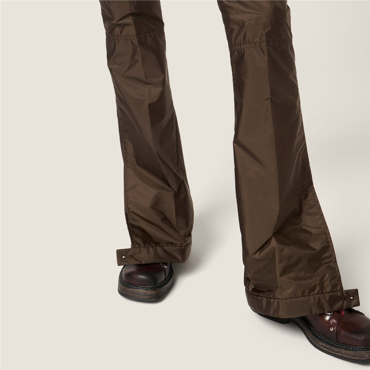 Technical fabric pants-MIU MIU-Verso