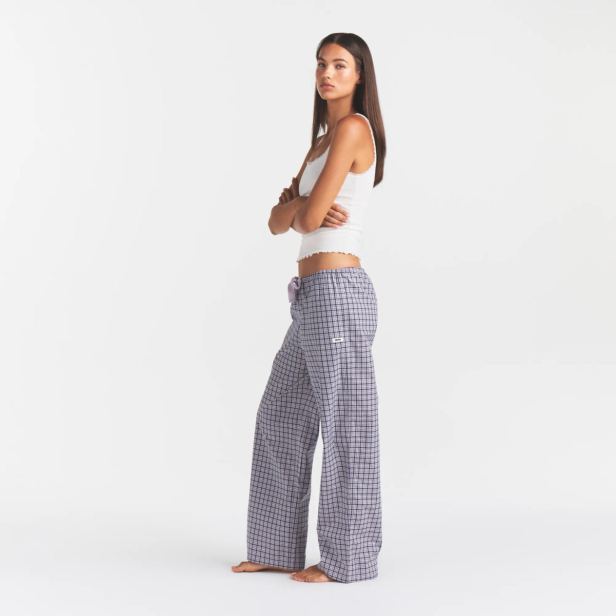Cotton poplin sleep oversized pant-SKIMS-Verso