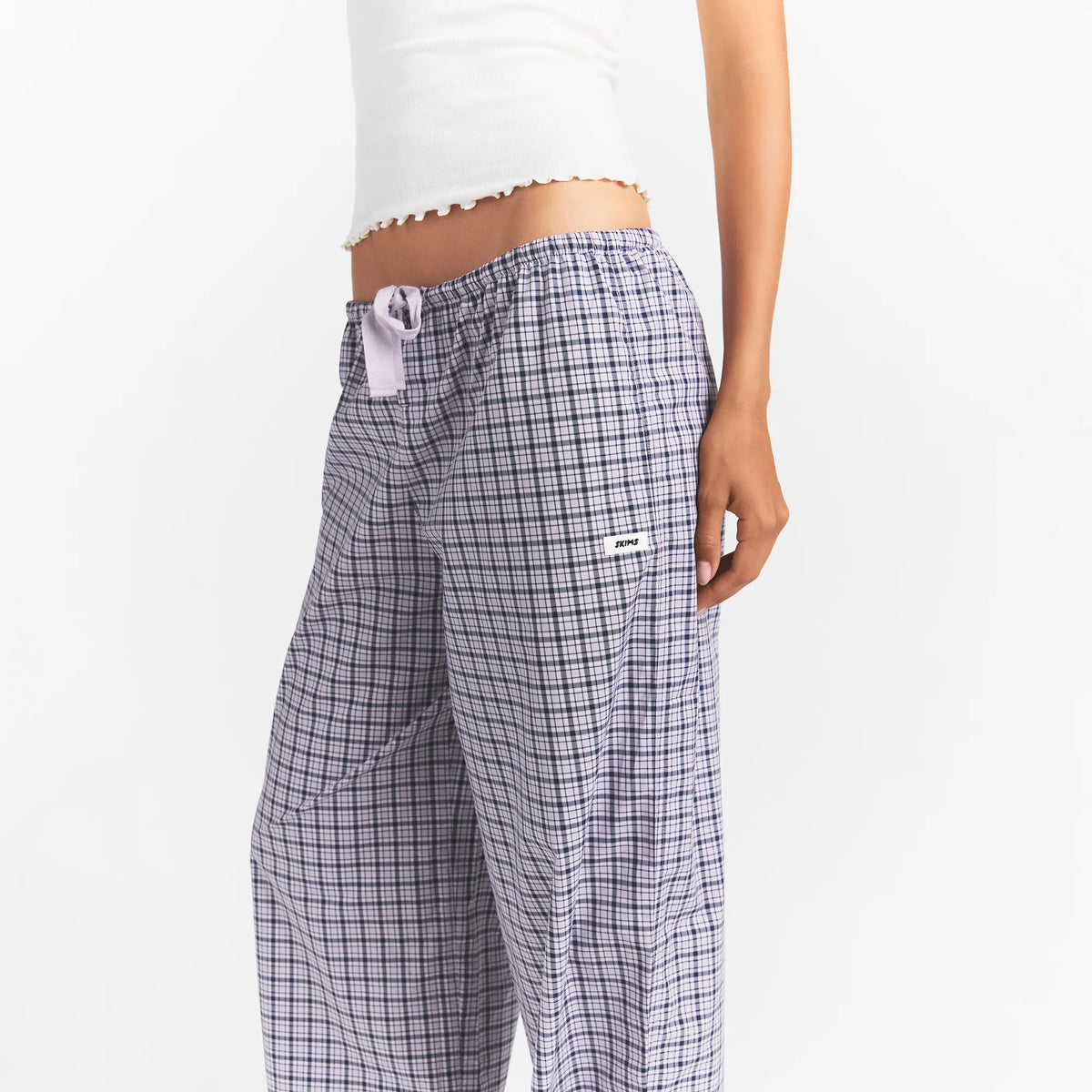 Cotton poplin sleep oversized pant-SKIMS-Verso