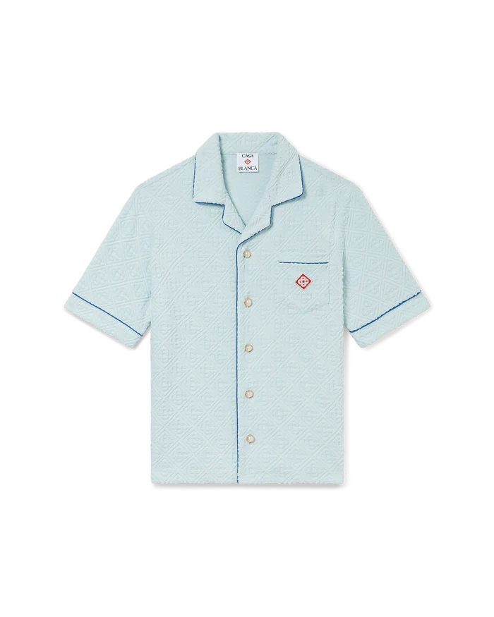 MONOGRAM TOWELLING SHIRT -  CASABLANCA -  Verso