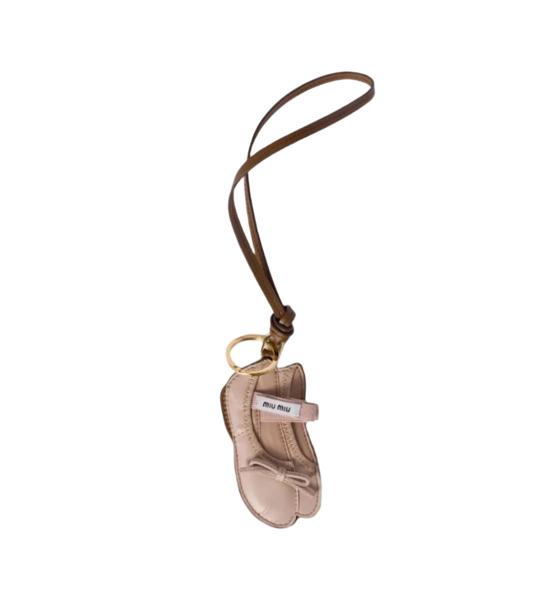 MIU BALLET LEATHER KEYCHAIN TRICK -  MIU MIU -  Verso