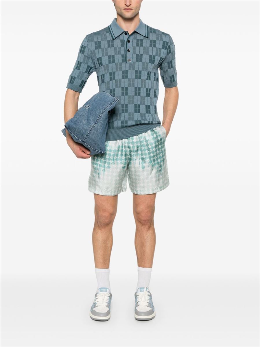 CHECKED POLO SHIRT - AMIRI - Verso