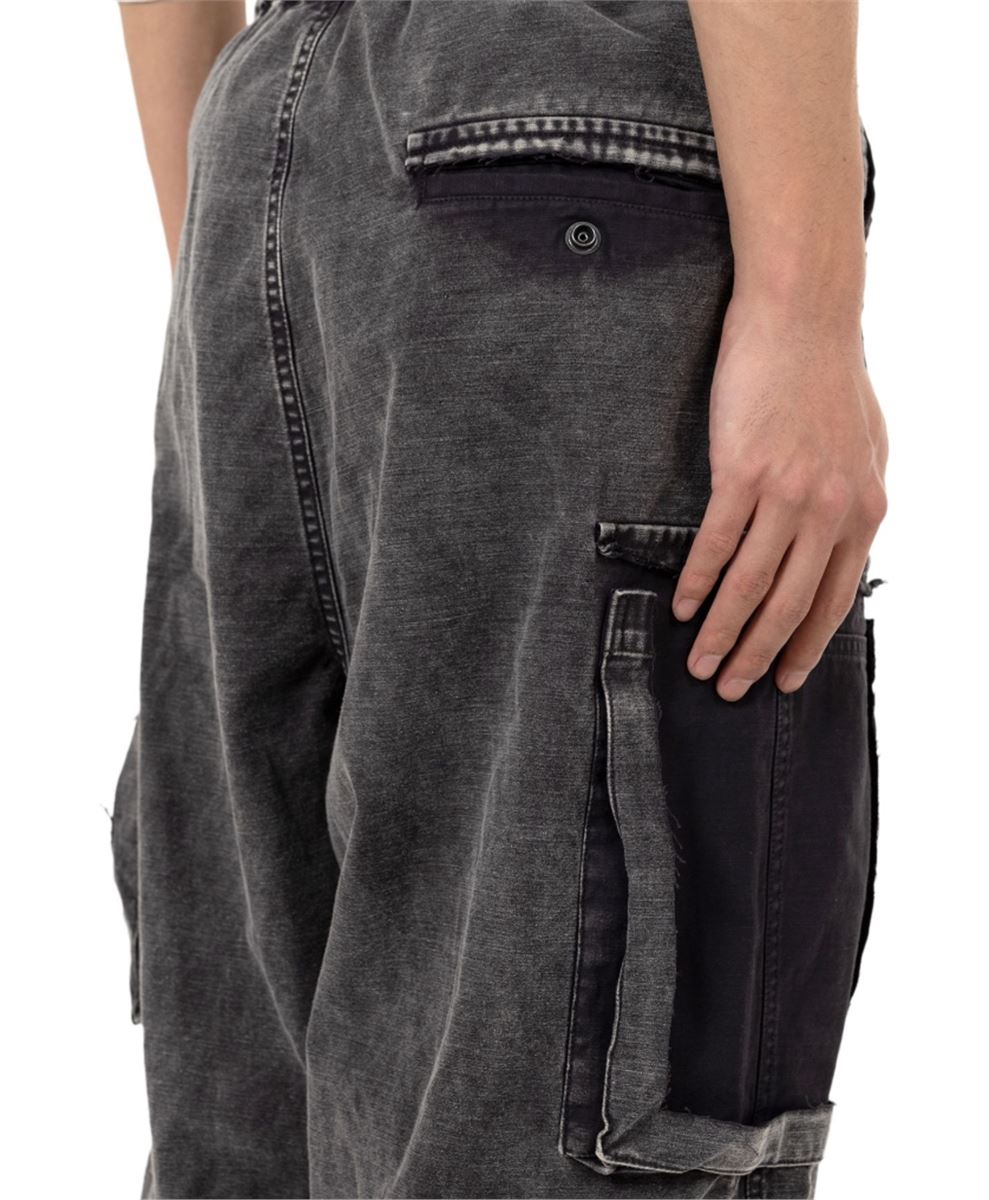 COTTON SATIN CARGO PANTS - MAISON MIHARA YASUHIRO - Verso