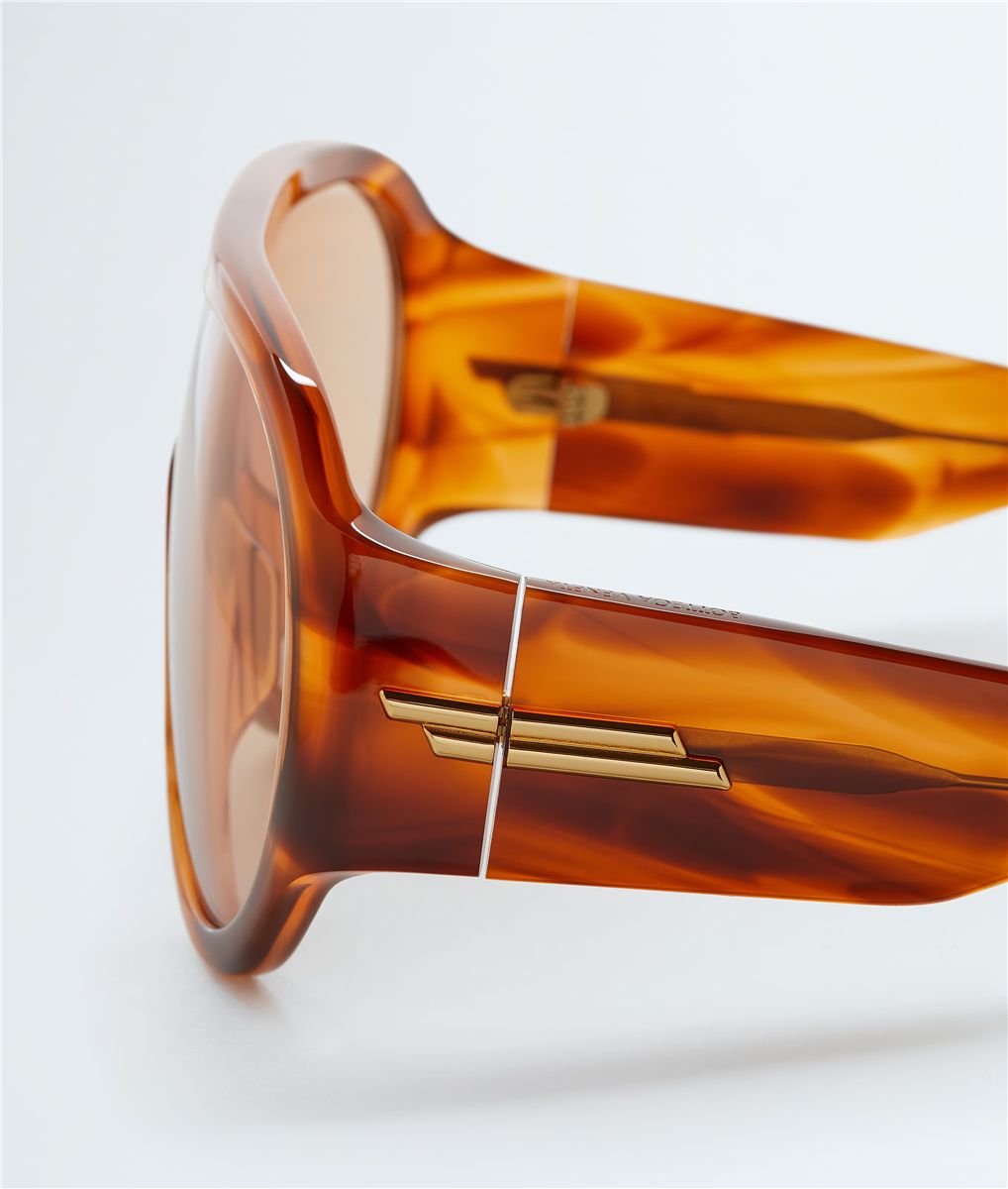 Scudo Shield Sunglasses-BOTTEGA VENETA-Verso