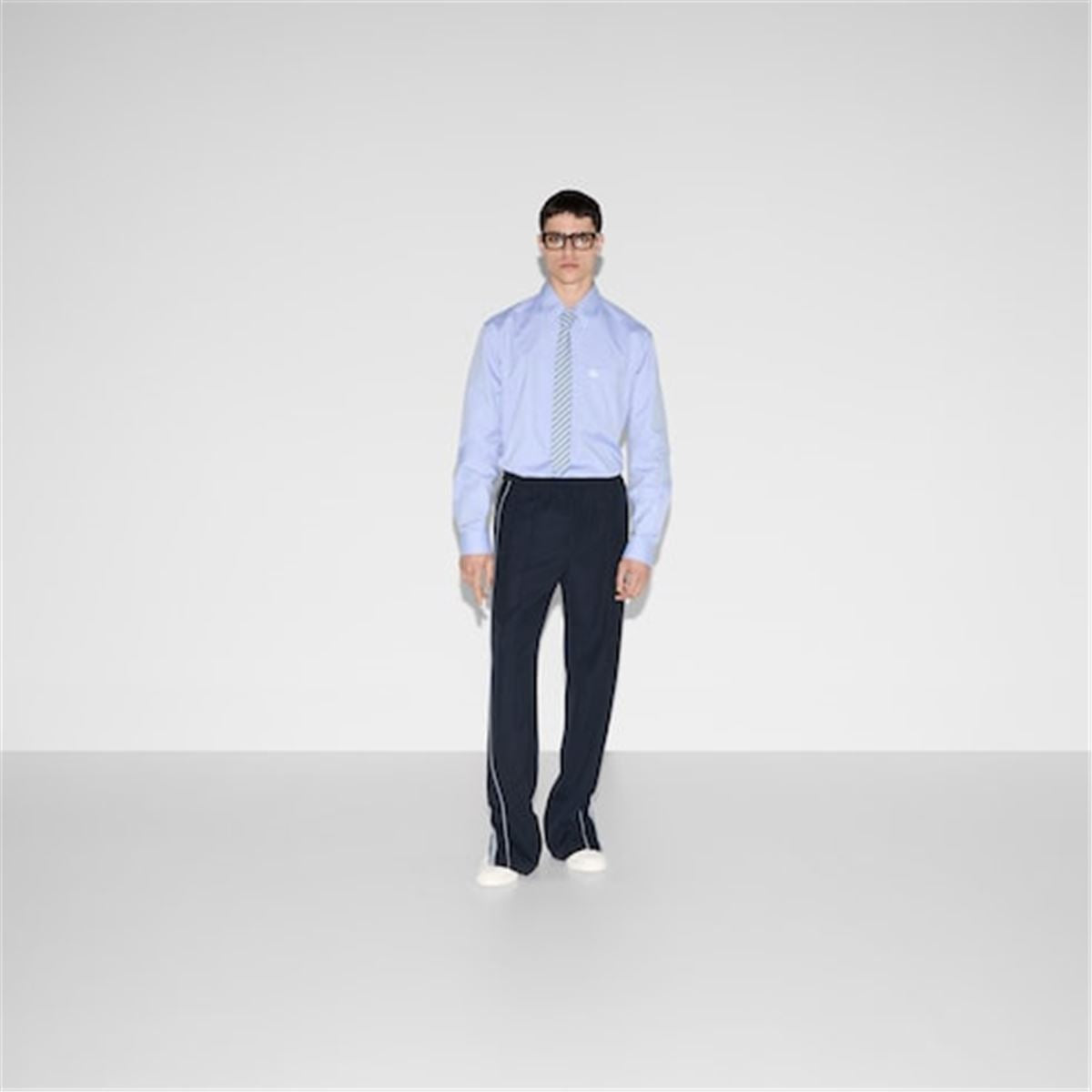 EMBROIDERED WOOL TWILL PANT -  GUCCI -  Verso
