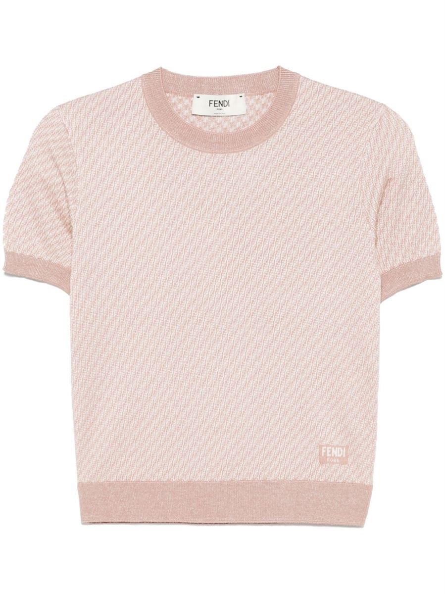 FF SILK AND WOOL JUMPER -  FENDI - Verso