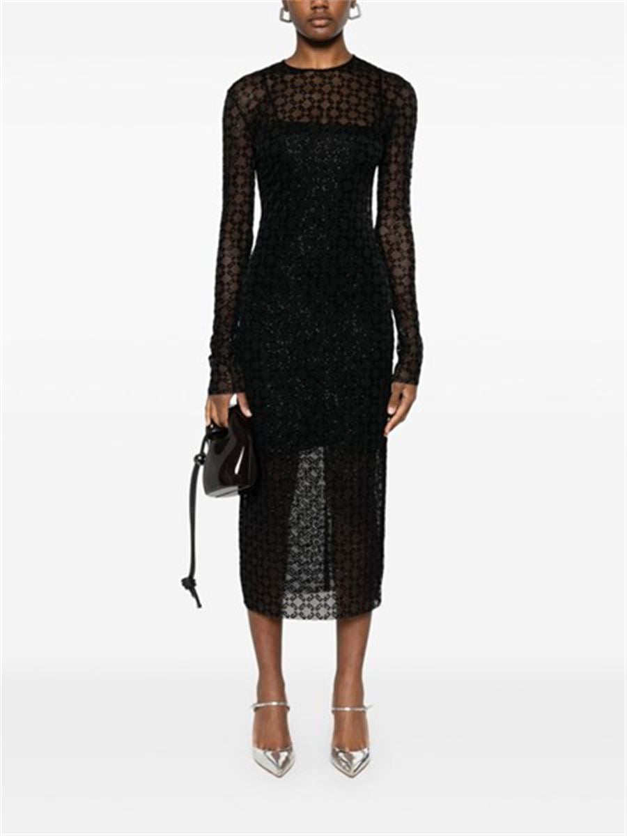 "MONOGRAM 72" TULLE SHEATH DRESS -  GIVENCHY -  Verso