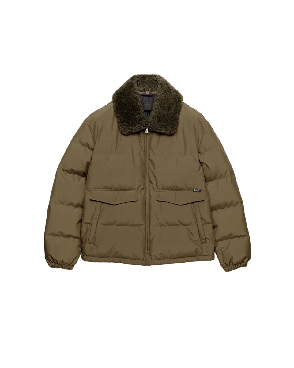 Medium-weight technical fabric down jacket