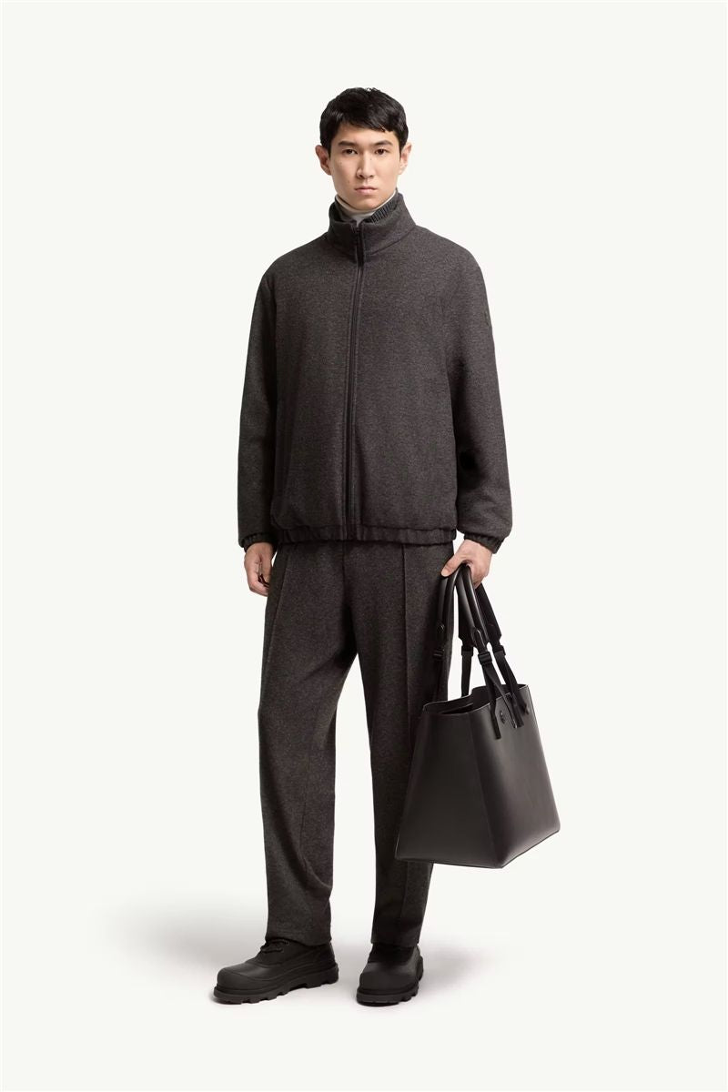 Limberl Flannel Short Down Jacket-MONCLER-Verso