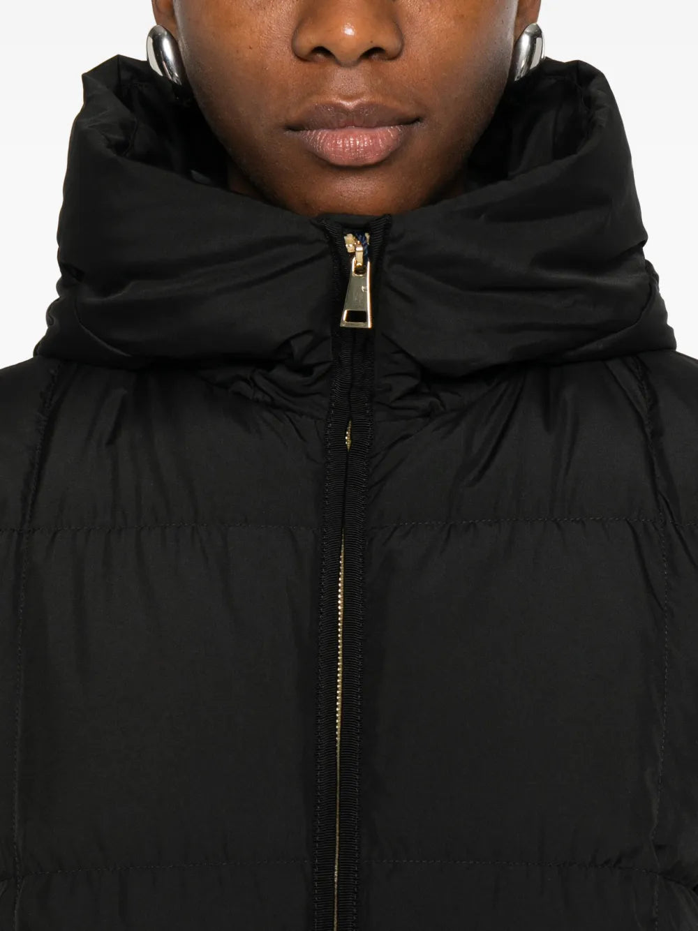 Darbon quilted hooded jacket