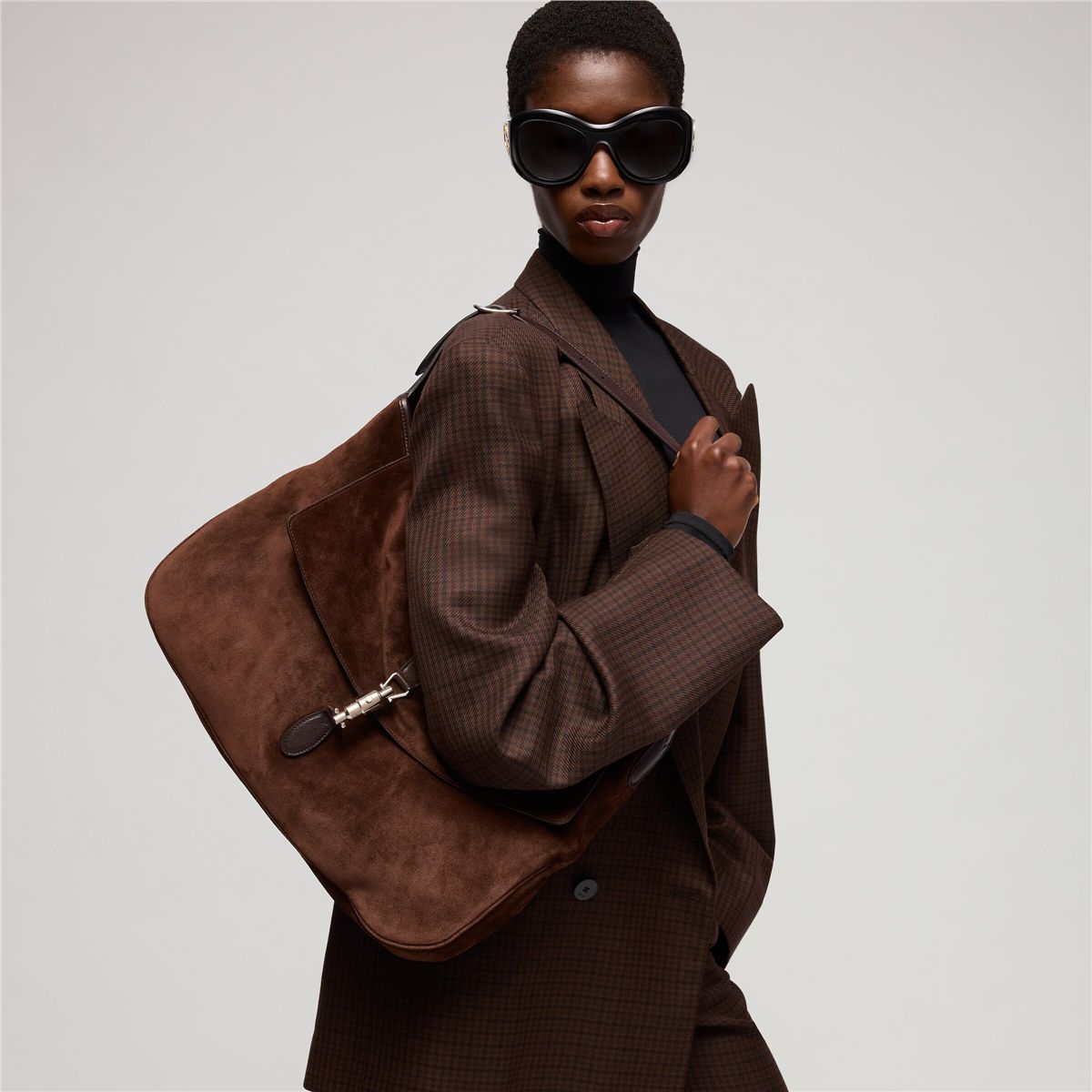 Jackie flap large crossbody bag