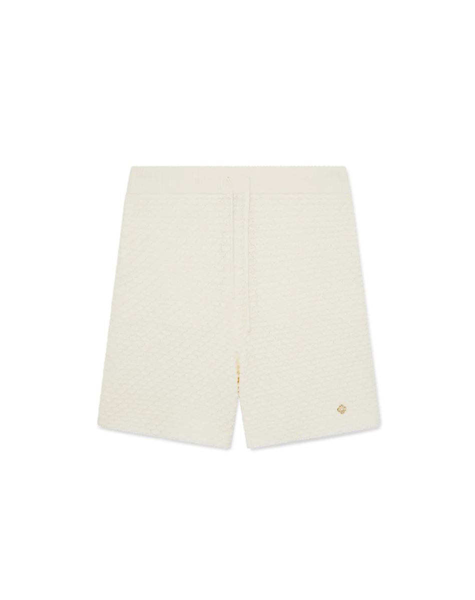 TEXTURED KNITTED SHORTS - CASABLANCA - Verso