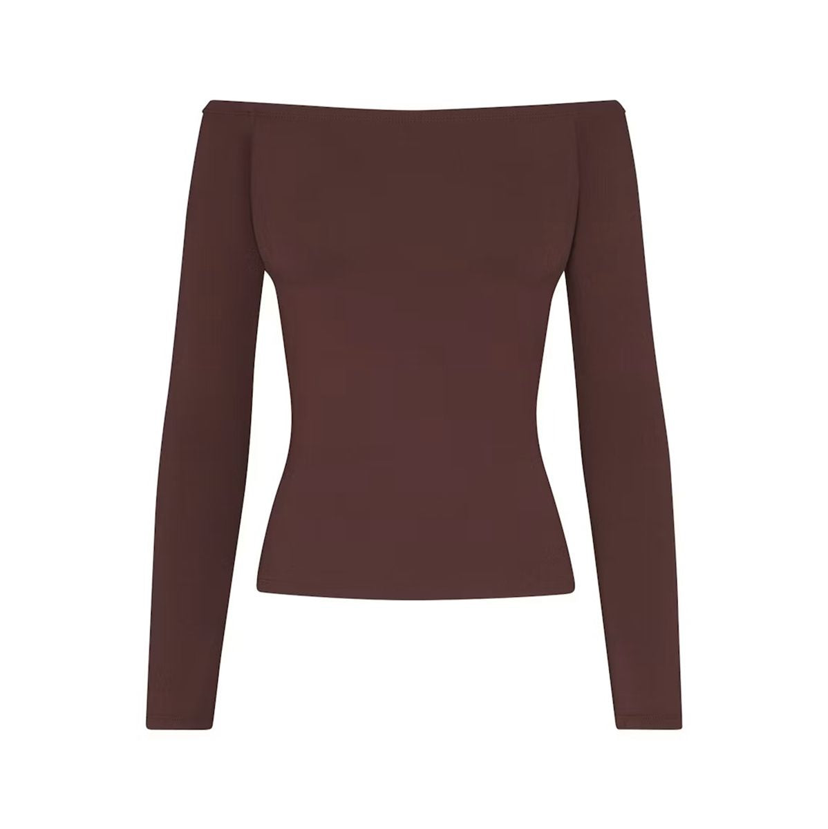 Smooth layers long sleeve off the shoulder top-SKIMS-312689-XS-Verso