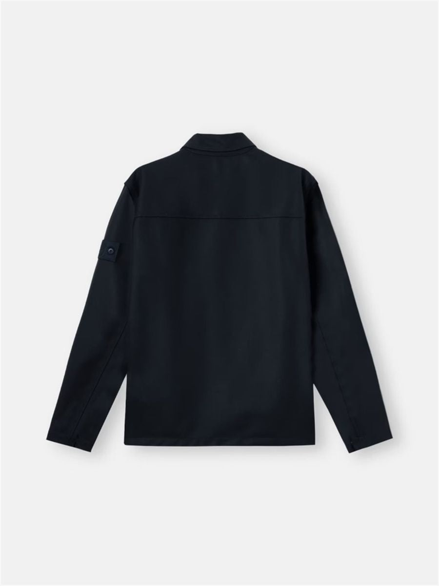 Regular-fit overshirt with chest pocket