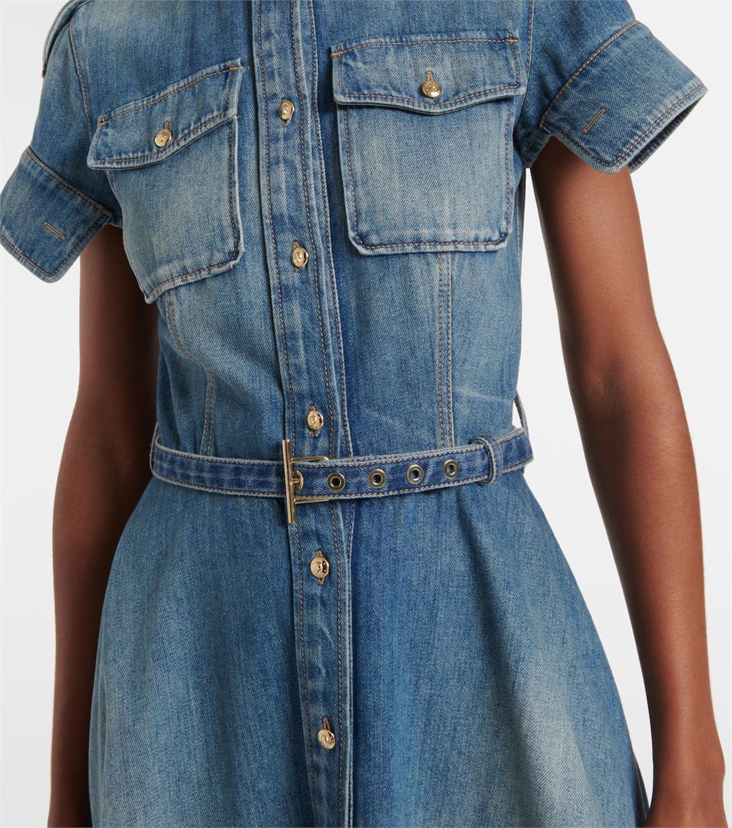 DENIM DRESS -  A. MCQUEEN -  Verso
