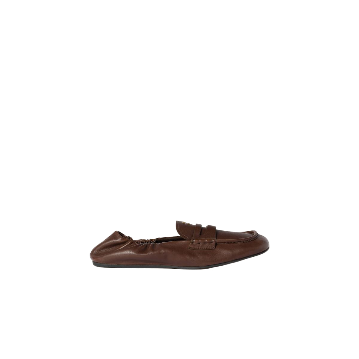 Ruches nappa leather loafers
